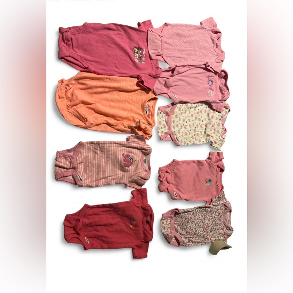 Charming Baby girl  Onesies in Pink and Orange